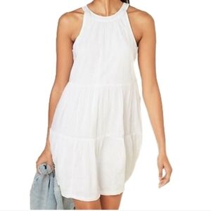 Old Navy ivory Embroidered dress